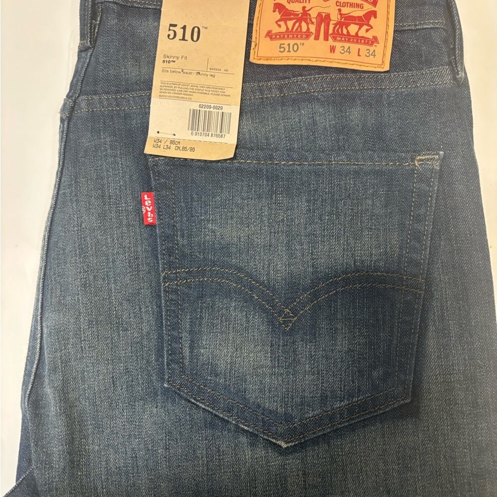 Levi's 510 Skinny Fit Jeans in Deep Blue
